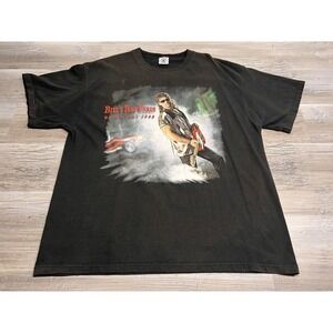 Vintage Billy Ray Cyrus 2000 World‎ Tour T-Shirt Country Music Tee XL Sun Faded